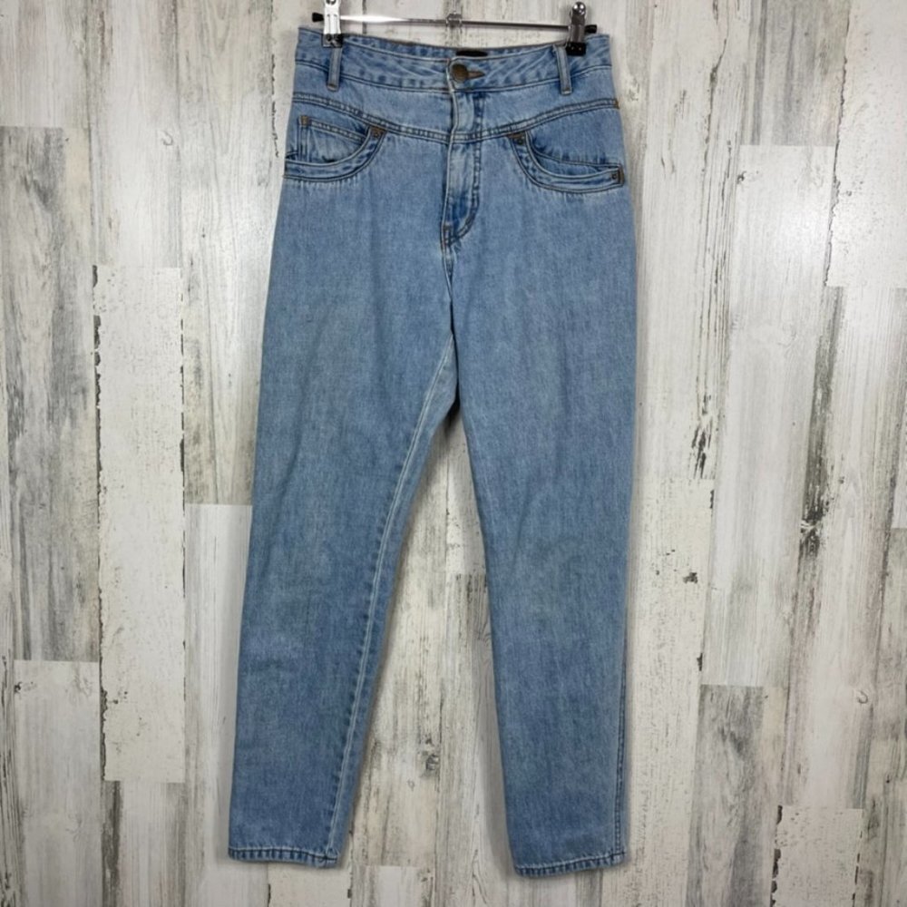 BDG Mom High Rise denim jeans Urban Outfitters high waist blue size 24‎